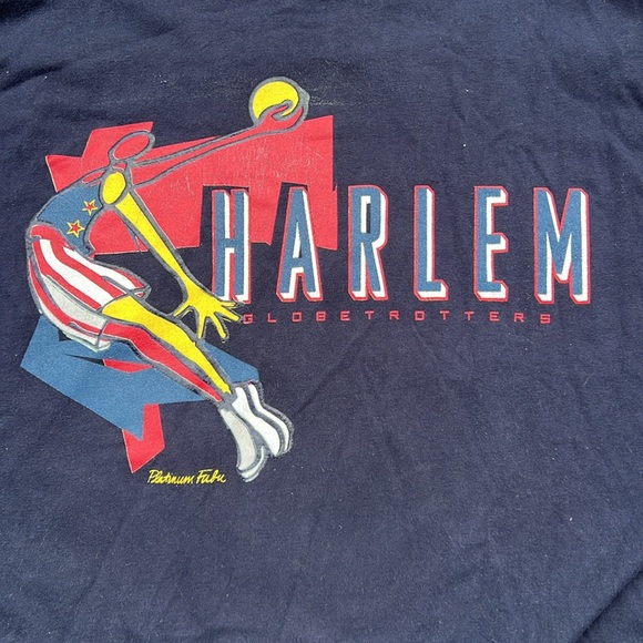 Platinum FUBU~Vintage Fat Albert~Harlem Globetrotters Long Sleeve Men’s 3XL TALL - Picture 2 of 9